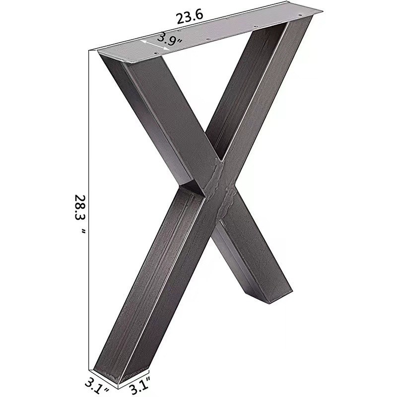 创意铁艺桌腿桌子腿支架s时尚桌脚书桌支架餐桌餐台餐厅五金家具