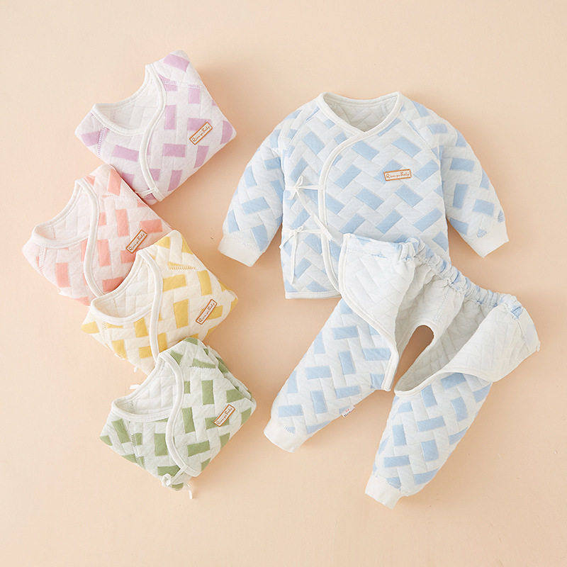 婴儿内衣套装新生儿衣服春秋季保暖纯棉和尚服女分体秋衣套装,童装/婴儿装/亲子装,内衣套装,淘宝优惠券,粉丝福利购,淘宝优惠卷