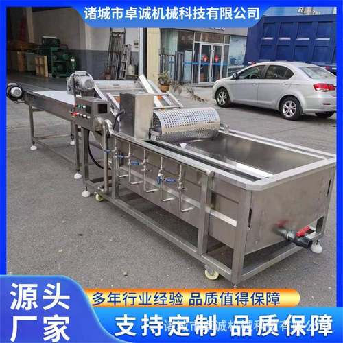 油菜浸泡清洗加工设备水果蔬菜自动化清洗线白菜气泡清洗机