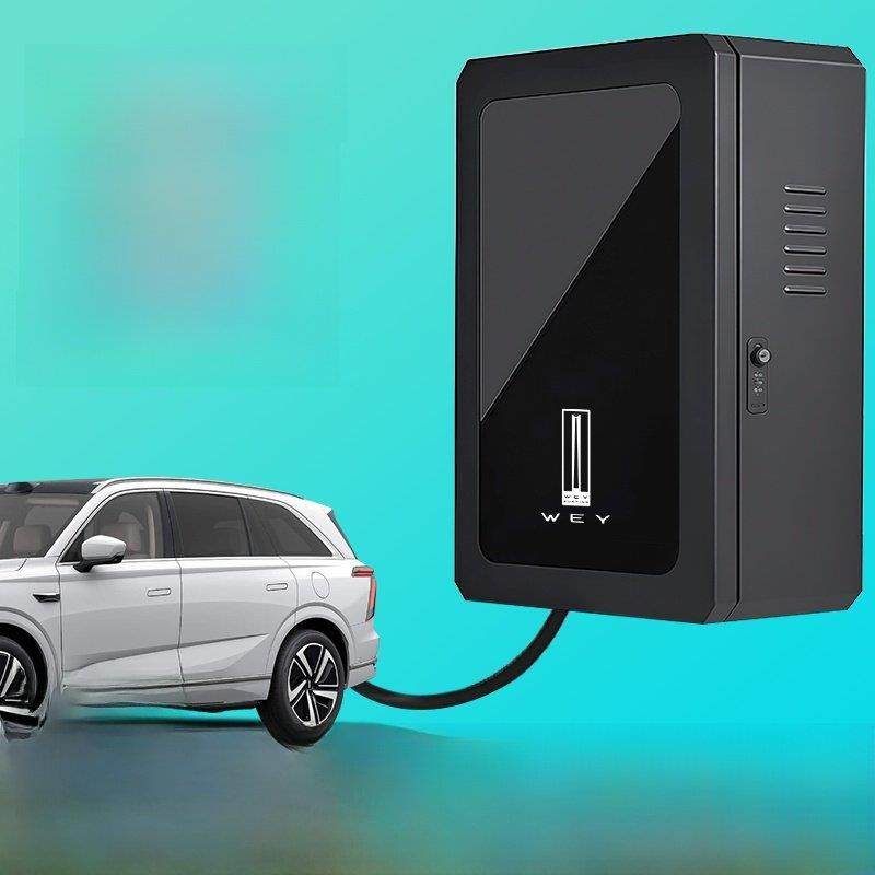 长城威牌蓝山充电桩保护箱户外防水威牌改装配件立柱壁挂式配电箱