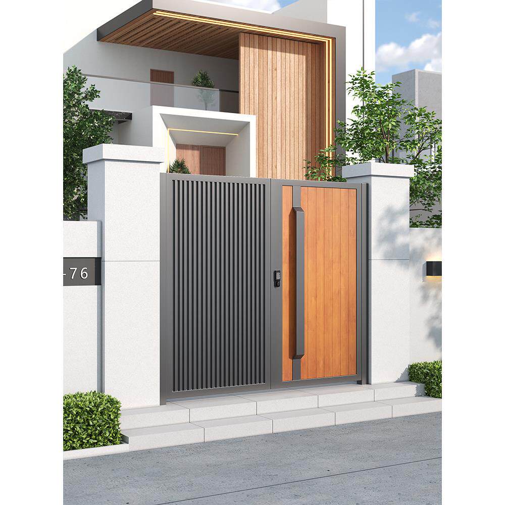 铁艺木门铝合金木门庭院门院子大门农村自建房大门别墅大门入户门