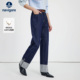 休闲直筒长裤 新款 子 女士2026春季 Navigare意大利小帆船纯棉牛仔裤