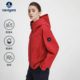 Navigare意大利小帆船红色户外加绒夹克女秋冬新款 三防 风衣外套