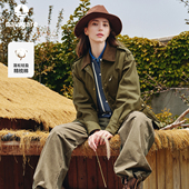 宽松休闲外套 新款 Navigare意大利小帆船中装 巴恩风衣女士2026春季