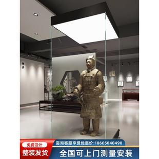 博物馆展示柜古董瓷器玉器展览柜珠宝玻璃柜台文物古玩独立陈列柜