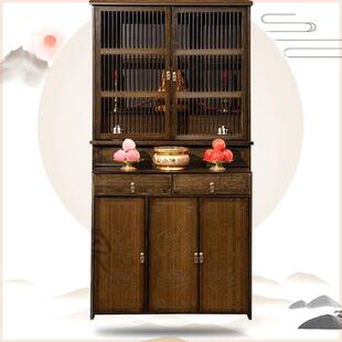 仙龛家用客厅柜子实木神台佛堂柜供桌佛龛家用神仙供佛柜子爷龛柜