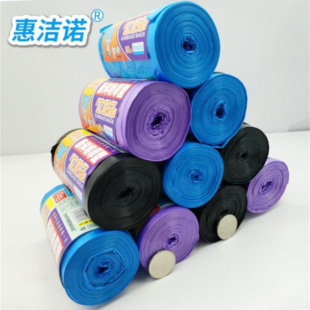 50*60垃圾袋卷装厨房特厚黑色大号加厚家用平口点断环保塑料袋