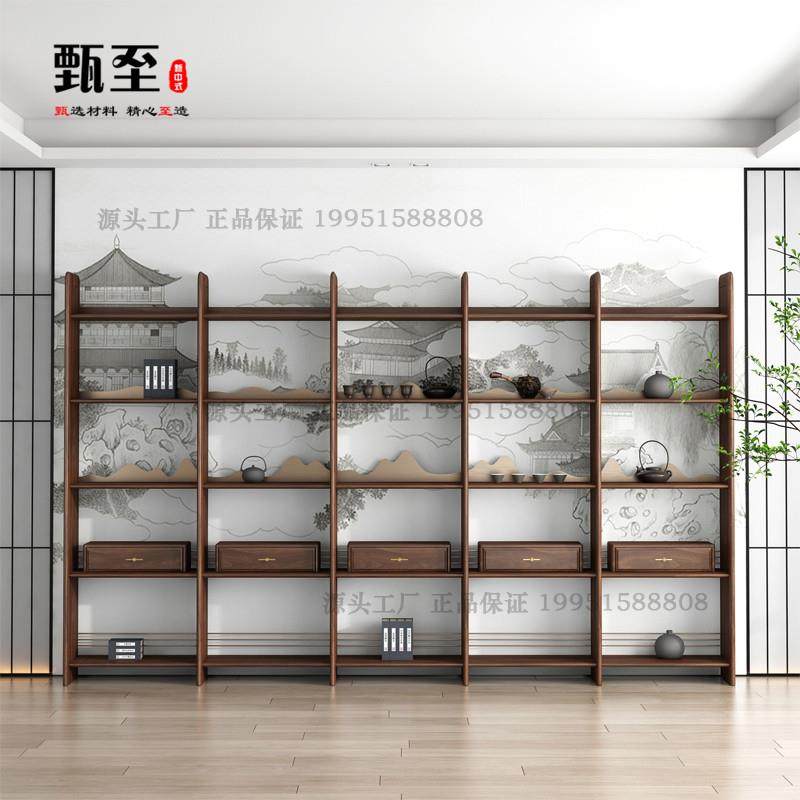 新中式实木博古架景区商场茶楼会所卖场大厅可定制展示装饰柜茶柜,住宅家具,多宝格/博古架,淘宝优惠券,粉丝福利购,淘宝优惠卷
