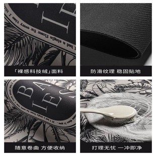 简约风浴室d地垫卫生间地垫家用厕所门口脚垫吸水速干洗手间地垫