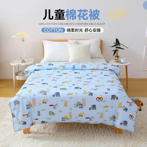 儿童棉花被子被芯全棉A类婴儿宝宝子母被幼儿园午睡春秋冬被定做