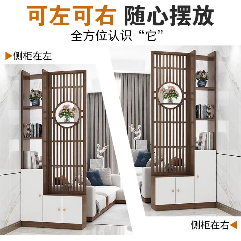 024新款】入户正对门屏风玄关隔断柜子客厅简约现代进门置物架