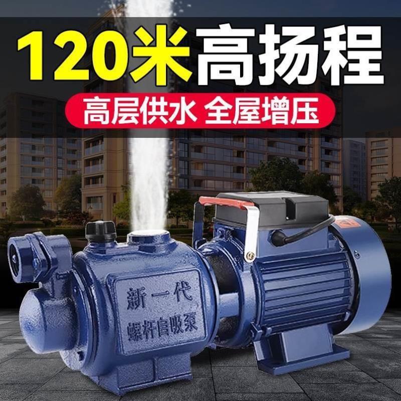 家用自来水增压泵水塔压力罐小型水泵220v不锈钢高楼农村抽水磅棒