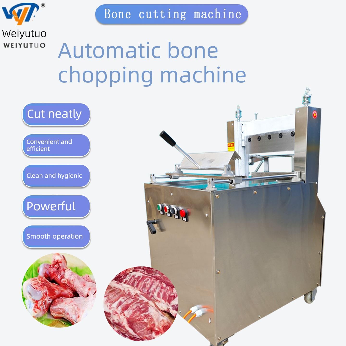 商用小型半自动切骨机，电动切骨机，多功能切骨机，肋骨切骨机，