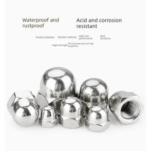 316/304不锈钢盖型螺母装饰螺丝帽盖帽圆球头盖形螺帽M4M5M6M8M16