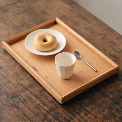 木墨mumo 实木托 托盘 白蜡木黑胡桃木 客厅家用方茶盘茶具托 托