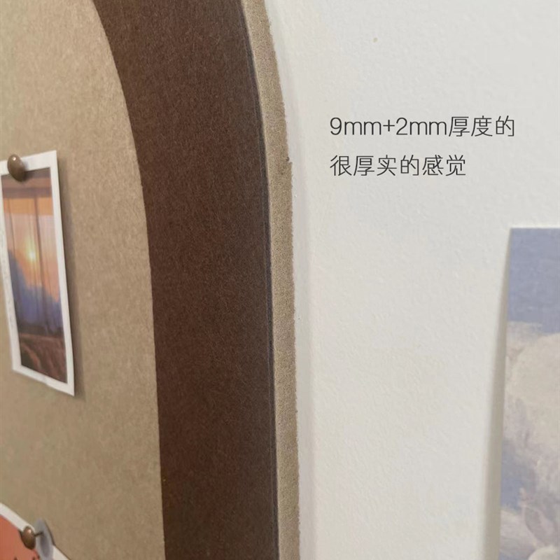 窗户毛毡照片墙贴软木展示板自粘背景墙卧室玄关留言板墙面装饰
