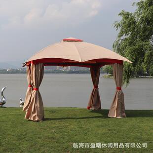 商用遮阳篷户外铝合金帐篷花园庭院罗马篷露台民宿大号防晒休闲篷