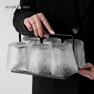 茶杯红酒杯 意大利冰川玻璃杯家用客厅待客水杯高级感家庭杯具套装
