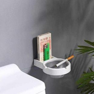 分体式 家用烟灰缸创意不锈钢厕所免打孔可置物卫生间壁挂专用个性