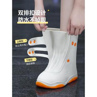套防滑加厚耐磨防水鞋 女士雨鞋 套硅胶防雨外穿雨天户外高筒雨靴