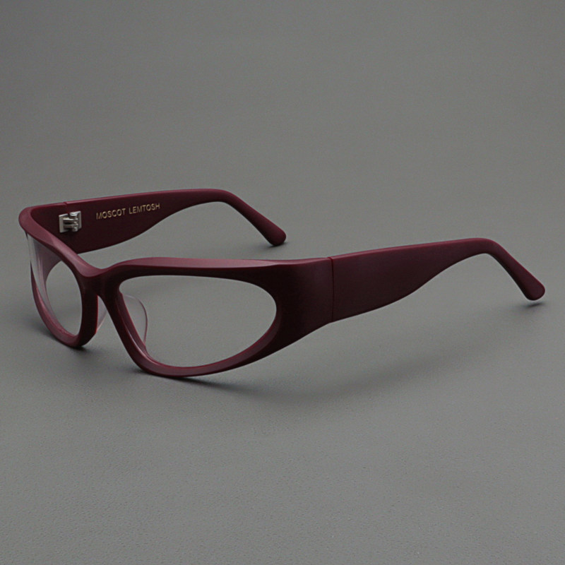 MOSCOT LEMTOSH眼镜框男板材复古发箍眼睛弧形运动磨砂红色镜架女