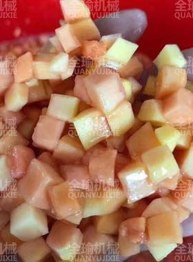 304不锈钢大蒜切丁机蒜头切蒜蓉丁机切蒜粒机产量大效率高切蒜机