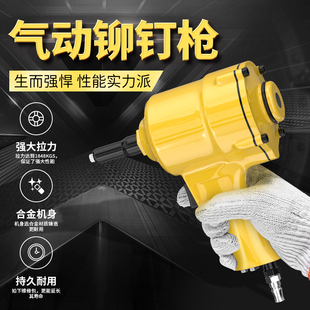 铆钉钳枪式 气动拉钉枪拉铆抢铝合金铝钉抽芯铆钉枪自吸式 拉铆钉机