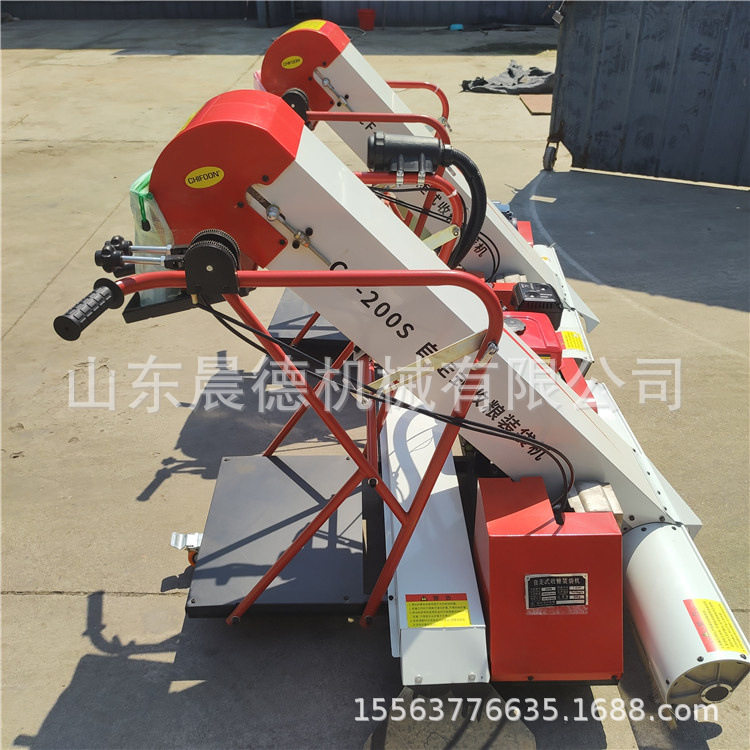 自走式稻谷装袋机 小麦自动收粮汽油收谷机