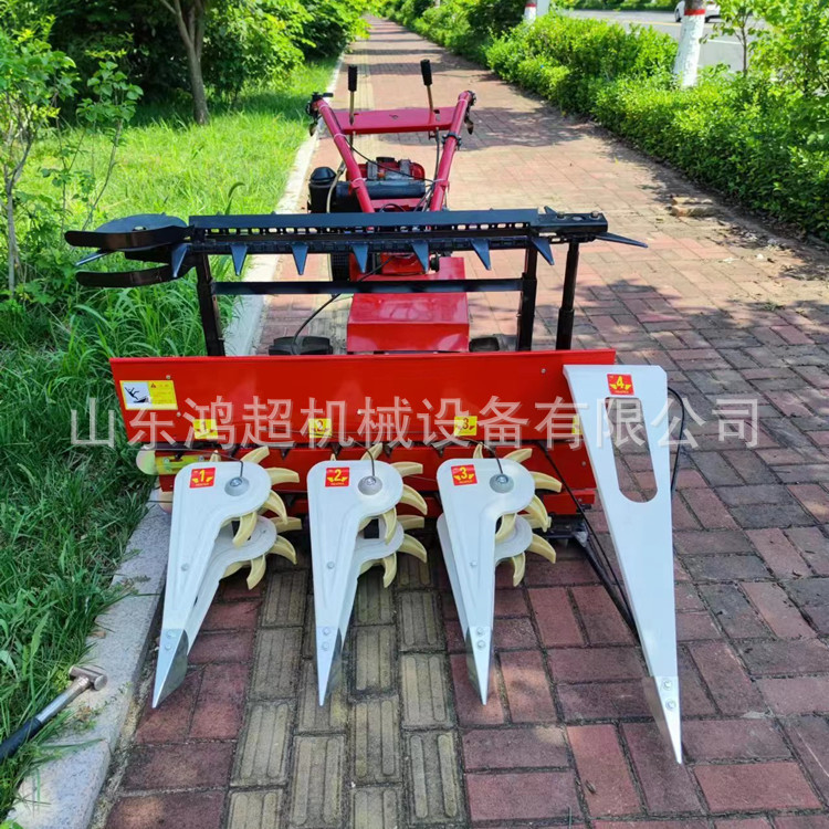 玉米秸秆割倒机 手推式汽油割晒机高架牧草割草机