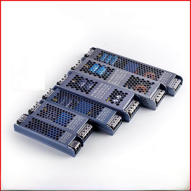 Led线性灯变压器超薄灯带开关静音正品黑钻石电源低压控制12V24V