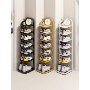 鞋架小窄门口多层家用室内好看鞋架子小型入户门简易鞋柜折叠收纳