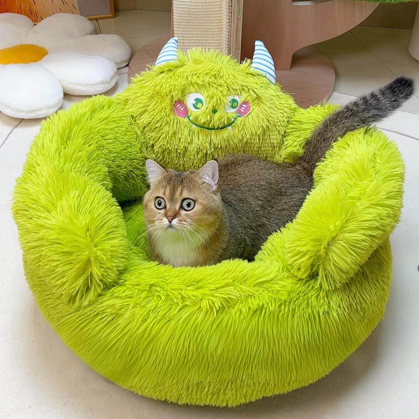 小怪兽长毛猫窝冬季保暖狗窝四季通用冬天防寒宠物沙发睡觉垫子,宠物/宠物食品及用品,猫窝/屋/帐篷/沙发,淘宝优惠券,粉丝福利购,淘宝优惠卷