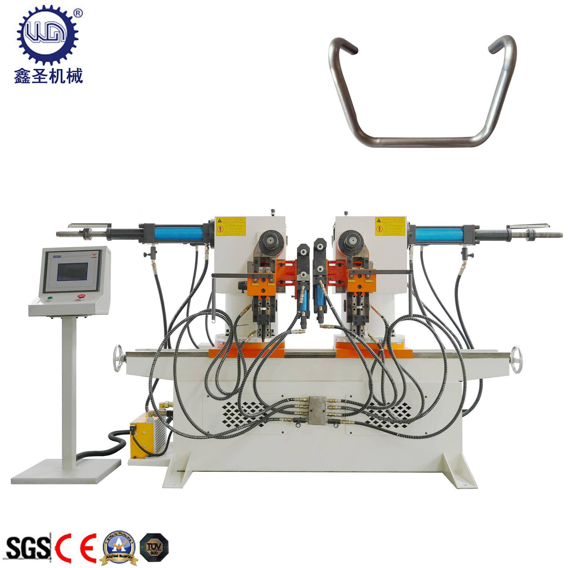 工厂直销双头液压伺服送料弯管机半自动弯管机电脑控制弯管机
