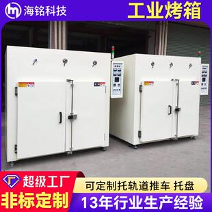 东莞工业烤箱厂家大型双门智能恒温烘箱托盘轨道推车烤箱