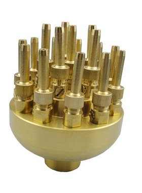 可调三层花喷泉喷头 景观园林假山水池I水景喷头1寸1 5寸2寸