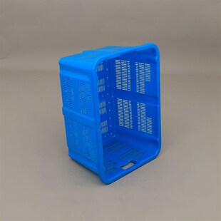 340mm 470 厂家直供蓝色670箩塑料可套叠周转箩水E果箩 670