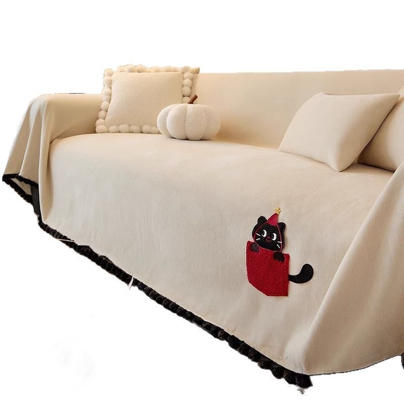 2025新e款沙发盖布高级感沙发巾四季通用一整张全盖套罩防滑沙发