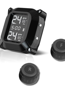 摩托车胎压监测器motorcycle tpms 2轮胎I压检测器motorbike tpms