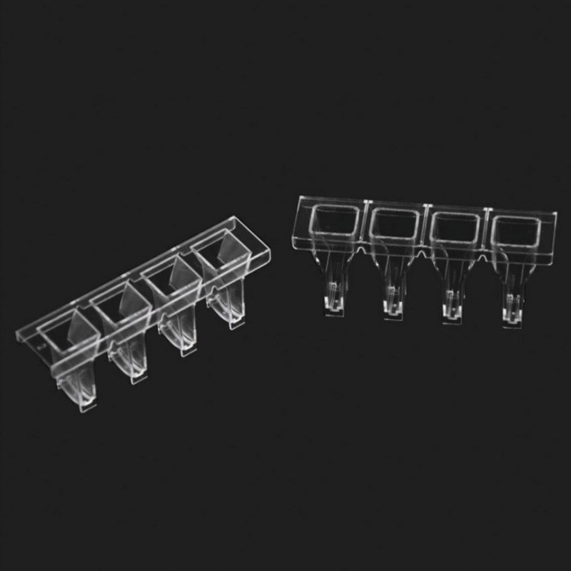 透明塑料PCR八连管实验室s耗材无色8联管离心管0.1/0.2ml连盖排管