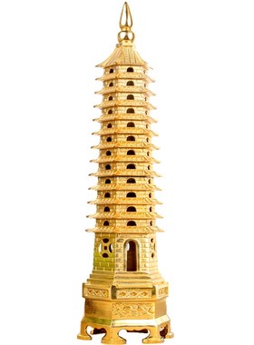 卓好 经典款铜文昌塔摆件 十三层文昌塔摆件 九层文昌塔摆件 铜搭