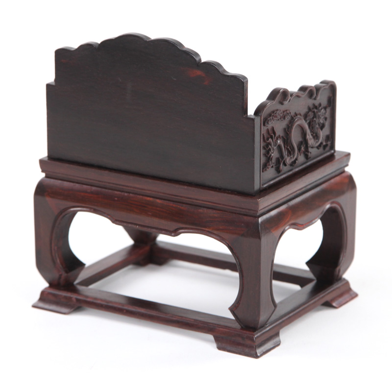 红木工艺品装饰摆件微缩模型家具实木雕刻红酸枝大皇宫椅微型椅子