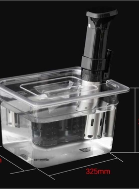 11LPC塑料盆低温慢煮机容器开口水箱sous vide container种植花盆
