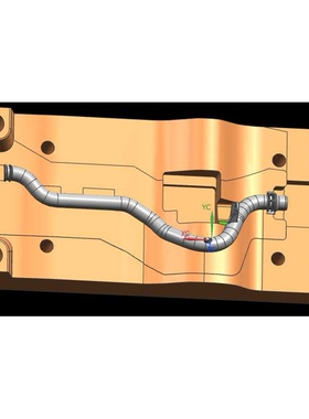 06E121065N胶木水管 发动机冷却水管  PA66水管 06E 121 065N