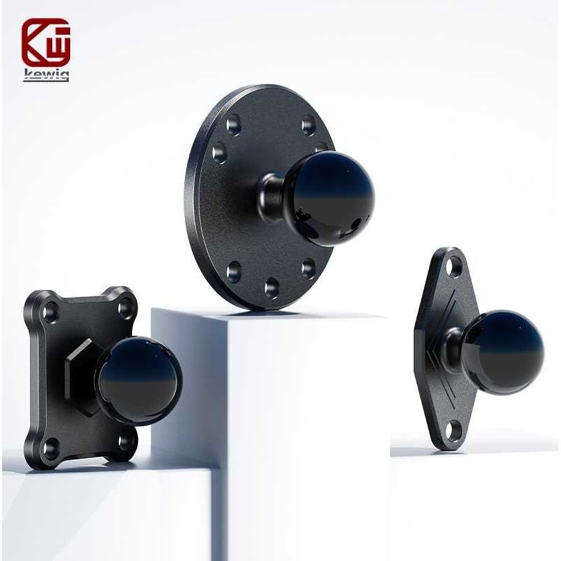 凯威格铝合金支架底座手机检测仪安装固定25mm球头拍照