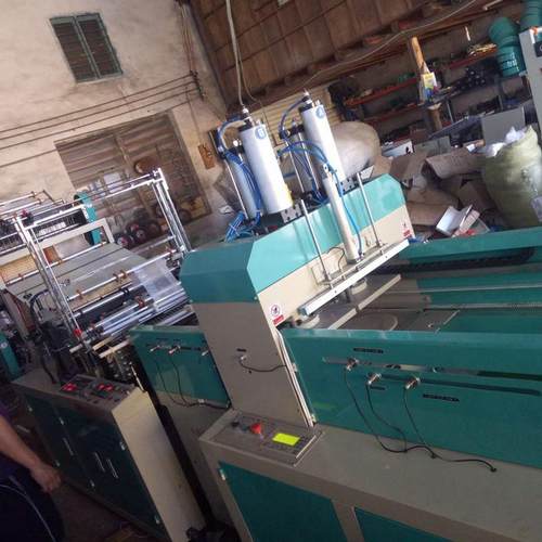 切制袋机 塑备料袋机冷器设 料GFQ-500塑薄膜袋切袋机 内膜袋制袋