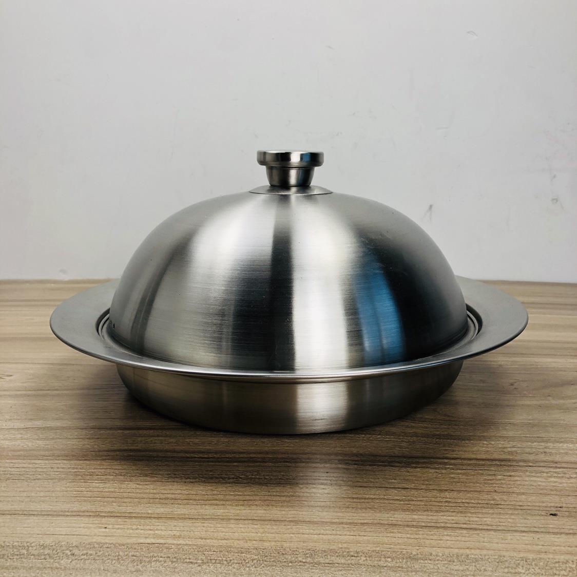 304外贸尾货不锈钢飞碟蒸盘含盖百搭蒸架蒸片蒸笼架隔接水盘20-34