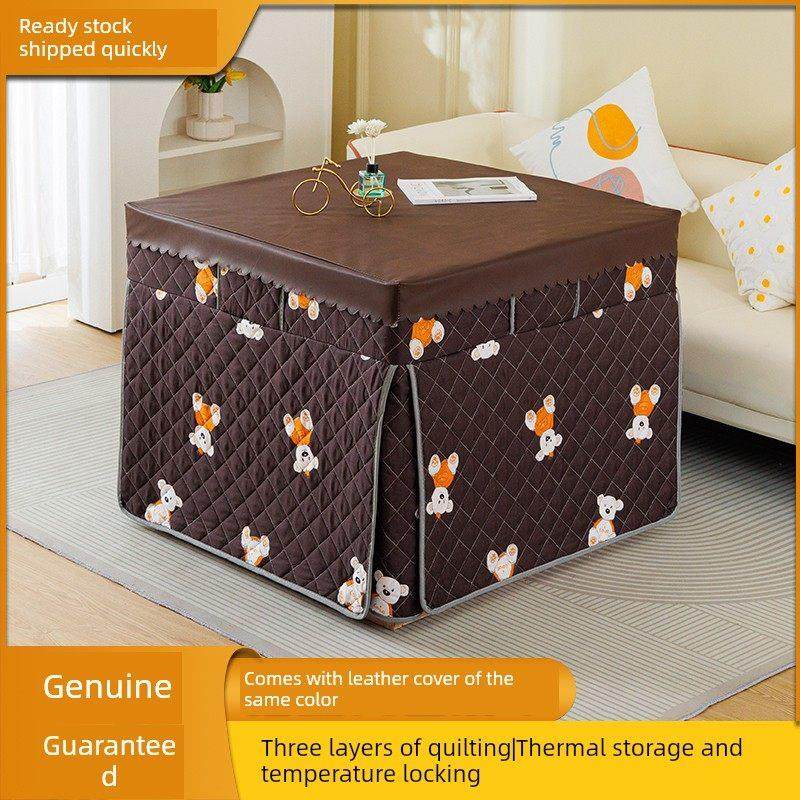 新款冬季电炉罩烤火桌子套被烤火桌布罩加厚正方形电暖炉取暖被天,居家布艺,烤火罩,淘宝优惠券,粉丝福利购,淘宝优惠卷