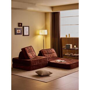 榻榻米九层蛋糕沙发卧室客厅豆腐块自由组合小公寓织物斯堪 纳维