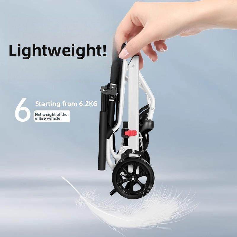 德国出口手动轮椅折叠轻型婴儿车为老年人和残疾人超轻型便携式滑,收纳整理,便携购物车,淘宝优惠券,粉丝福利购,淘宝优惠卷