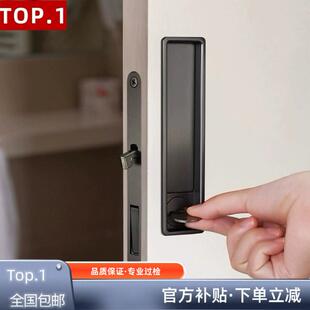 意大利AGB进口新款房间卧室移门锁拉门口袋门幽灵门锁暗藏拉手